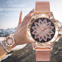 Load image into Gallery viewer, Hot selling Big-Name Korean Watch Luxury Time Come Luck Change Petal Watches Women's Fashion Quartz