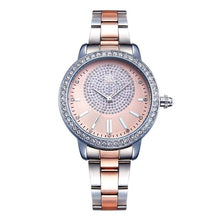 Load image into Gallery viewer, Women Fashion Round Analog Quartz Wrist Watch 36mm Bracelet Complete Schedule Glass Bangle