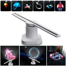 Load image into Gallery viewer, LED 3D Hologram Projector Holographic Advertisement Display Fan Unique LED Light Advertising